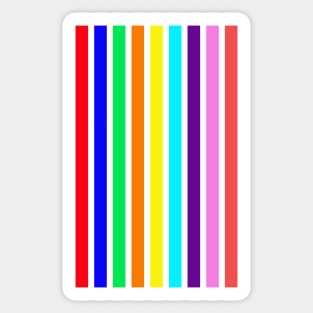 colorful stripe pattern cell phone case Sticker